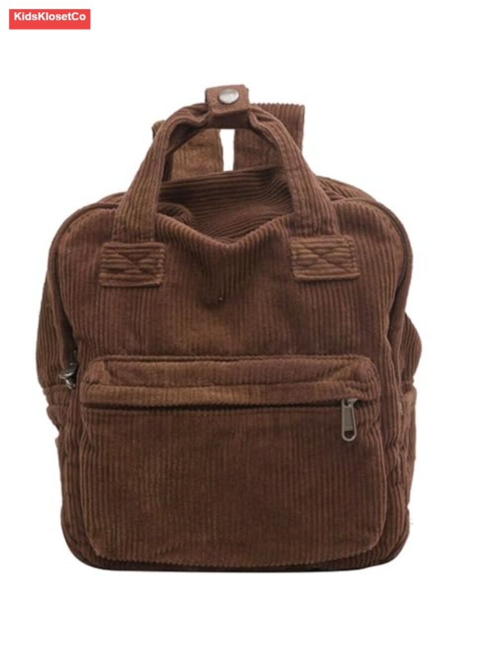 Corduroy Mini Backpack Purse Lightweight Travel Casual Aesthetic
